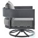 Menorca Gray Outdoor Swivel Rocking Chair