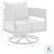 Menorca Gray Outdoor Swivel Rocking Chair