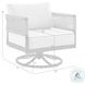 Alegria Gray Outdoor Patio Swivel Rocking Chair