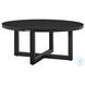 Menorca Black Outdoor Round Coffee Table