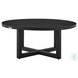 Menorca Black Outdoor Round Coffee Table