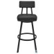 Benjamin Black Swivel Counter Height Stool