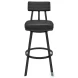 Jinab Black Swivel Bar Stool