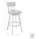 Benjamin Black Swivel Bar Stool
