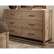 Lodge and Loft Blond Oak Floating Storage Panel Bedroom Set