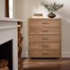 Lodge and Loft Blond Oak 5 Drawer Chest