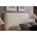 Lodge and Loft Ivory Performance Fabric King Upholstered Storage Panel Bed