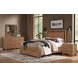 Lodge and Loft Blond Oak 5 Drawer Chest