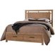 Lodge and Loft Blond Oak Floating Storage Panel Bedroom Set