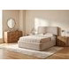 Dawson Light Gray California King Upholstered Platform Bed