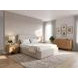 Dawson Light Gray California King Upholstered Platform Bed