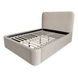 Dawson Light Gray California King Upholstered Platform Bed