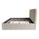Dawson Light Gray California King Upholstered Platform Bed