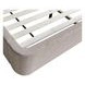 Dawson Light Gray California King Upholstered Platform Bed