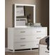 Lodge and Loft Soft White 6 Drawer Dresser