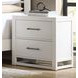 Lodge and Loft Soft White Floating Panel Bedroom Set