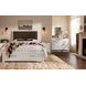 Lodge and Loft Brown Performance Fabric Queen Upholstered Storage Panel Bed