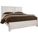 Lodge and Loft Soft White King Radius Poster Bed