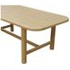 Hudson Light Oak 84" Rectangular Dining Table