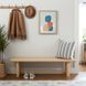 Hudson Light Oak Dining Bench