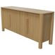 Hudson Light Oak 2 Doors Sideboard