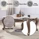 Jayceon Gray and Champagne Rectangular Marble Top Cocktail Table