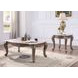 Jayceon Gray and Champagne Rectangular Marble Top Cocktail Table