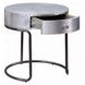 Brancaster Silver Round End Table