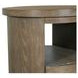 Bosley Lt. Brown Porpoise Round End Table