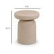 Lydia Cream Outdoor Round Side Table