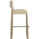 Baymont Napa Beige and Santa Cruz Oatmeal Upholstered Barstool
