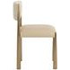 Baymont Napa Beige and Santa Cruz Oatmeal Upholstered Dining Chair Set of 2