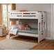 Beach Comber Weathered White and Sand Twin Bunk Bed