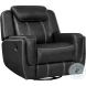 Littleton Black Swivel Glider Recliner