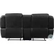 Littleton Black Double Reclining Loveseat with Center Console
