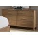 Nordhaven Clear Maple Poster Bedroom Set
