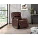 Durant Brown Faux Leather Recliner