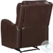 Durant Brown Faux Leather Recliner
