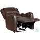 Durant Brown Faux Leather Recliner