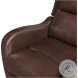 Durant Brown Faux Leather Recliner