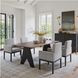 Lisse Espresso And Black Rectangular Dining Table