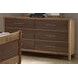 Nordhaven Clear Maple and Nordic Walnut 6 Drawer Dresser