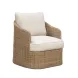 Axel Cream Performance Fabric Upholstered Outdoor Accent Chair