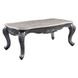 Ariadne Gray and Platinum Marble Top Occassional Table Set