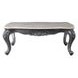 Ariadne Gray and Platinum Marble Top Occassional Table Set