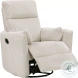 Traverse Beige Swivel Recliner