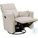 Traverse Beige Swivel Recliner