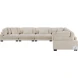 Traverse Beige 6 Piece L Shape Modular Sectional