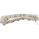 Traverse Beige 6 Piece L Shape Modular Sectional
