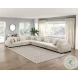 Traverse Beige 6 Piece L Shape Modular Sectional